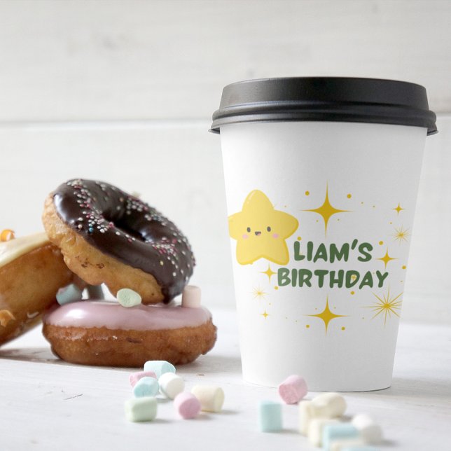 Vasos De Papel Estrella de juguete amarillo Niños fiesta taza de  (Subido por el creador)