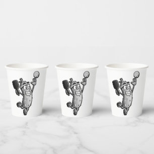 Vasos De Papel Estrella del baloncesto