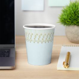 Vasos De Papel Estrella elegante de oro