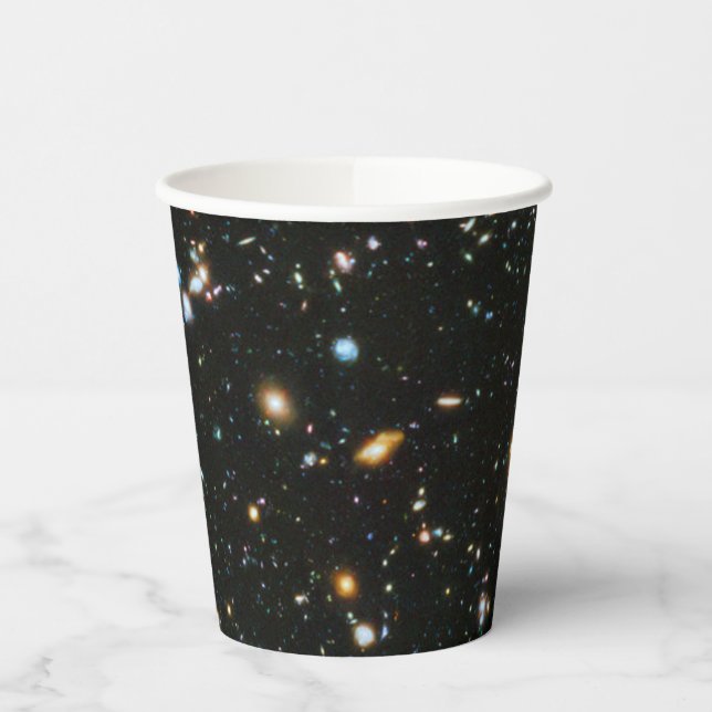 Vasos De Papel Estrellas espaciales profundas y galaxias (Izquierda)