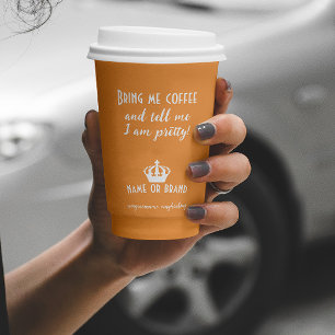 Vasos De Papel Evento elegante y divertido personalizado