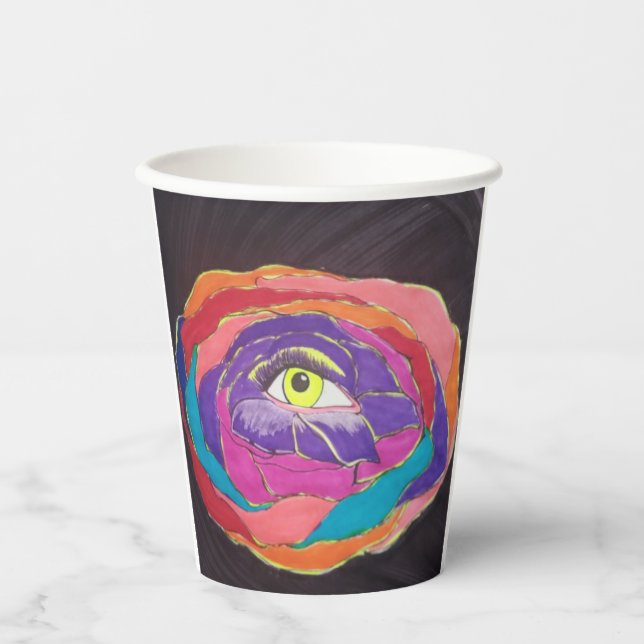 Vasos De Papel Excelencia Floreciente (Anverso)