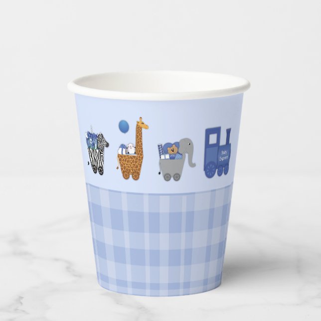 Vasos De Papel Experimento del bebé (Anverso)