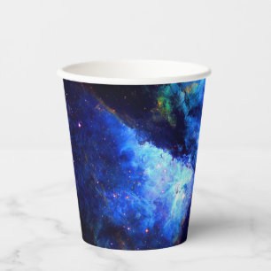 Vasos De Papel exploración nebulosa del espacio ultraterrestre as