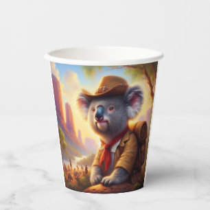 Vasos De Papel Explorador de Koala
