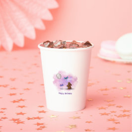 Vasos De Papel Fairy Garden Birthday Paper Cups