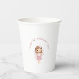 Vasos De Papel Fairy Happy Birday