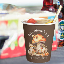 Vasos De Papel Fairy House Woodland Creature Birday Party