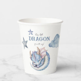 Vasos De Papel Fairytale Dreamy Dragon Baby Shower