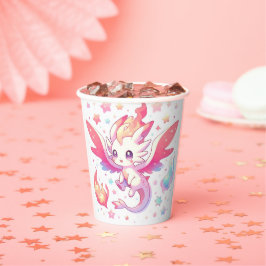 Vasos De Papel Fairytale Fiery Dragon Baby Shower