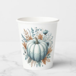 Vasos De Papel Fall Pumpkin Baby Shower