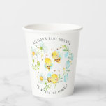 Vasos De Papel Familia de Abejas de 3 Papel Baby Shower Pla<br><div class="desc">Cute Pronto ser una familia de tres duchas para bebés de abejas es perfecto para chicas,  niños o ducha neutral de género. Visite nuestra tienda para ver la familia de tres duchas de bebé.</div>