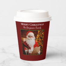 Familia Feliz Navidad Papá Noel Personalizado