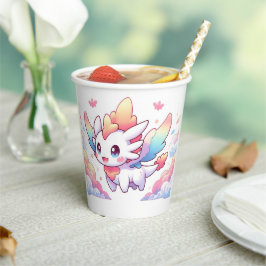 Vasos De Papel Fantasía encantada Dragon Baby Shower