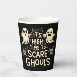 Vasos De Papel Fantasma de Halloween