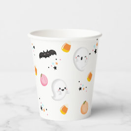 Vasos De Papel Fantasma Halloween Cumpleaños Fiesta Spooktacular