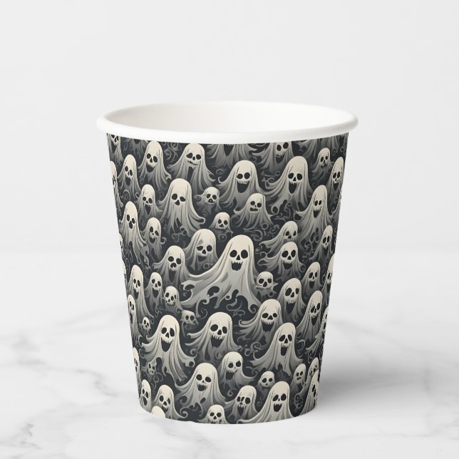 Vasos De Papel Fantasmas (Anverso)