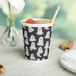 Vasos De Papel Fantasmas amistosos