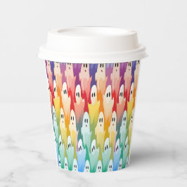 Vasos De Papel Fantasmas de arco iris