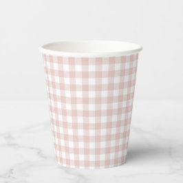 Vasos De Papel Faye y Lauren Rubor Plaid