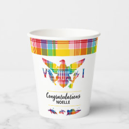 Vasos De Papel Felicitaciones Islas Vírgenes Estadounidenses Band