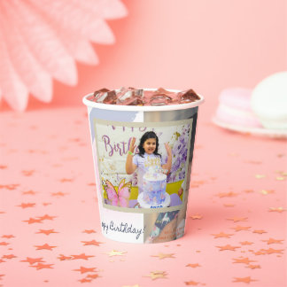 Vasos De Papel Feliz cumpleaños