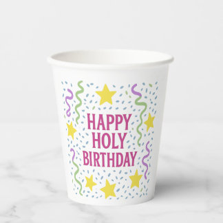 Vasos De Papel Feliz cumpleaños, Fiesta cristiano, Copa de Papel