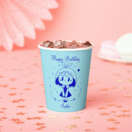 Vasos De Papel Feliz cumpleaños personalizado