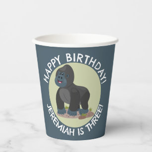 Vasos De Papel Feliz cumpleaños personalizado personalizado de go