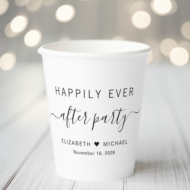 Vasos De Papel Feliz desde la recepción de la boda Fiesta (Subido por el creador)