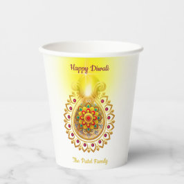 Vasos De Papel Feliz Diwali