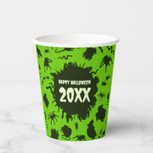 Feliz Halloween Texto Personalizado Oscuro Insecto
