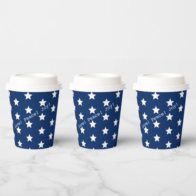 Vasos De Papel ¡Feliz! La bandera estadounidense del 4 de julio s (Multi)