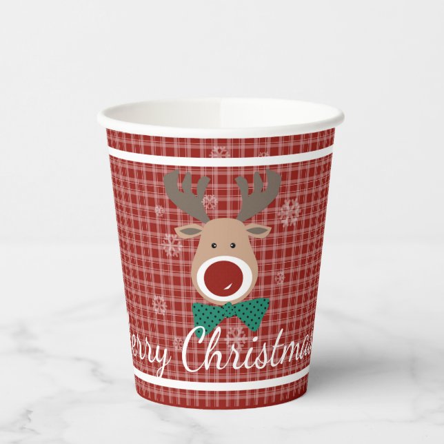 Vasos De Papel ¡Feliz Navidad! (Izquierda)