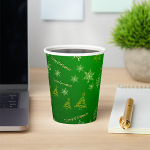 Vasos De Papel feliz navidad 