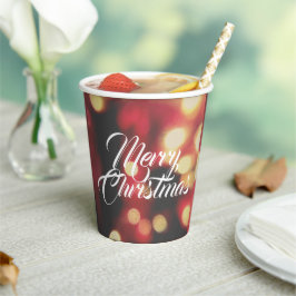 Vasos De Papel Feliz Navidad