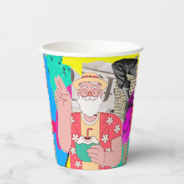 Vasos De Papel Feliz Navidad 2024