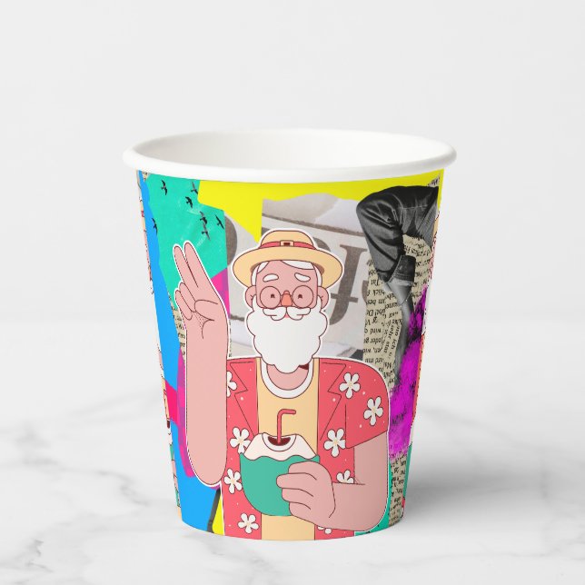 Vasos De Papel Feliz Navidad 2024 (Anverso)