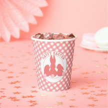 Feliz Pascua - Bonitos Bunnies y Pink Gingham