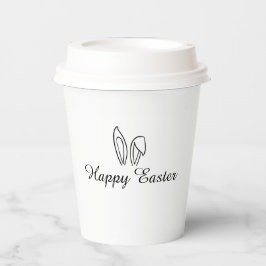 Vasos de papel Feliz Pascua - Suministros festivos