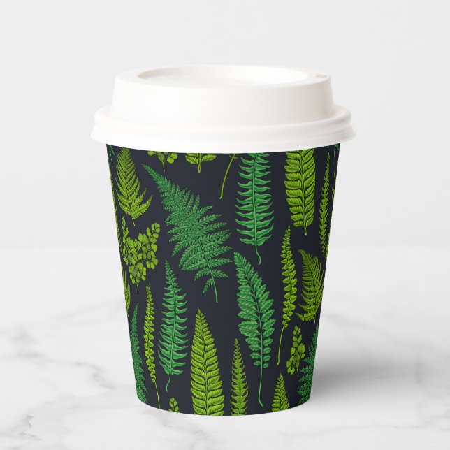 Vasos De Papel Ferns (Anverso)