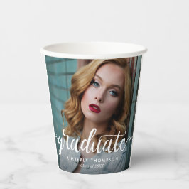 Vasos De Papel Festejo de graduación Foto Script Celebración Mode