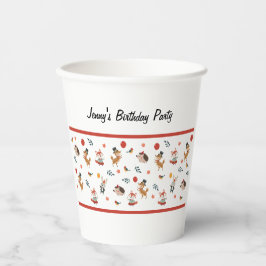 Vasos De Papel Festive animals 