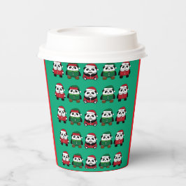 Vasos De Papel Festive Christmas Pattern – Classic Holiday Icons 