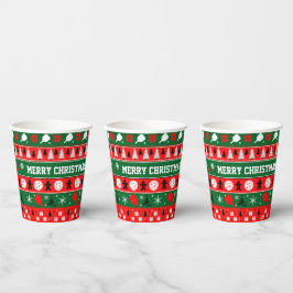 Vasos De Papel Festividad del suéter del baloncesto