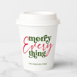 Vasos De Papel Festividades modernas Minimalistas moras todo