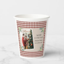 Festividades navideñas de fotos con control rojo