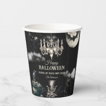 Fiesta anual de Halloween de cráneo gótico vintage