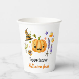 Vasos De Papel Fiesta Cuo Boo Bash Spooktacular Halloween Bash