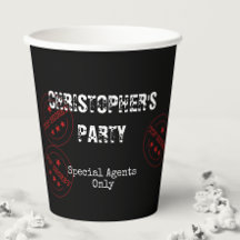 Fiesta de agente especial de alto secreto